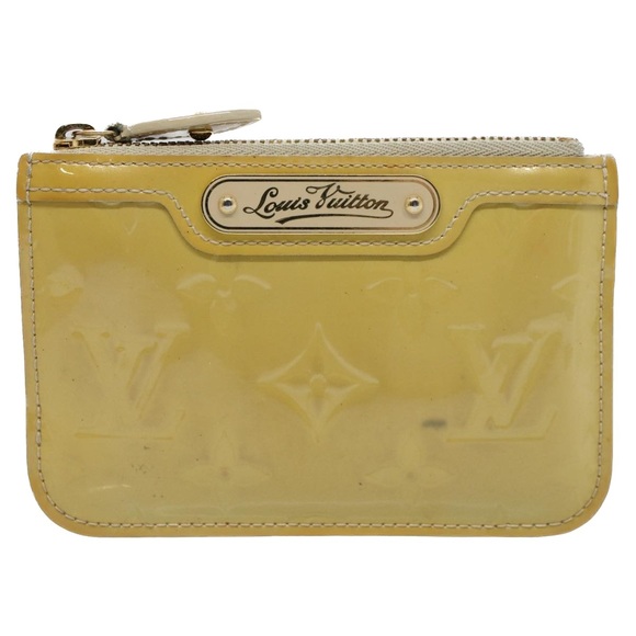 LOUIS VUITTON Vernis Pochette Cle NM Coin Purse Beige M91763 LV Auth bs8720 - Picture 13 of 16
